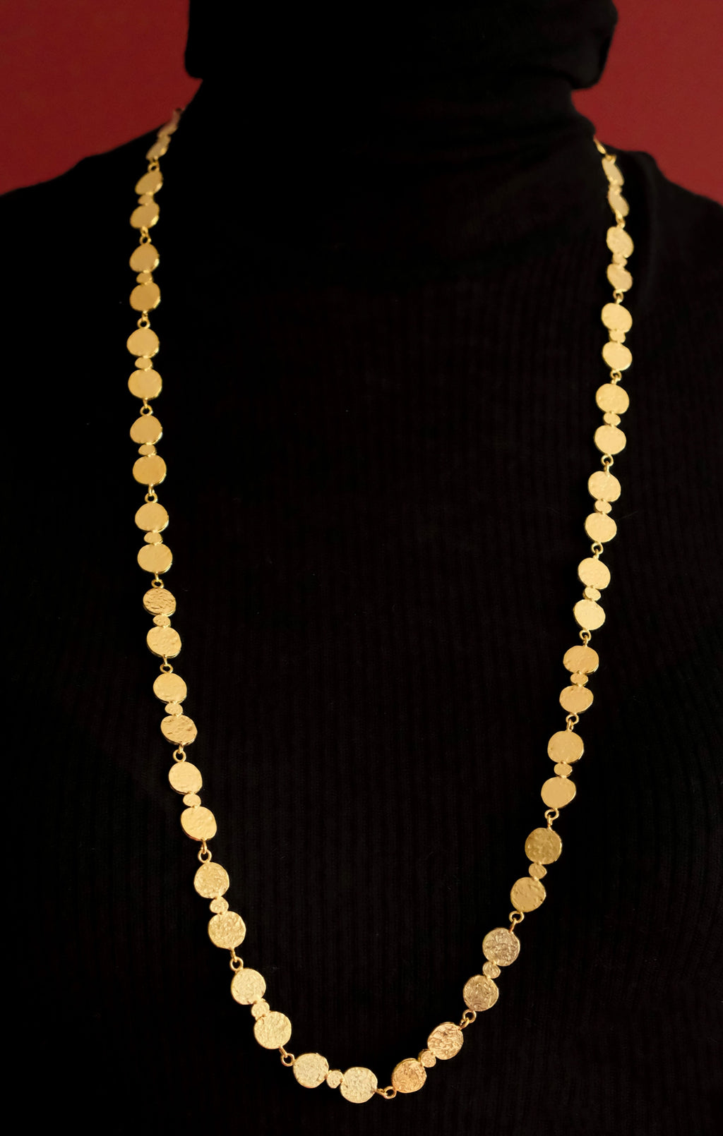 Golden Scale Chain Necklace
