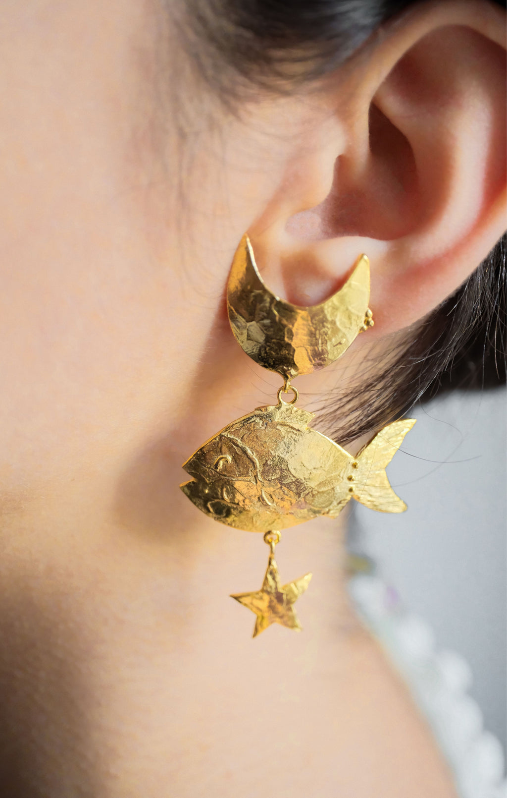 Lucky Fish Earring
