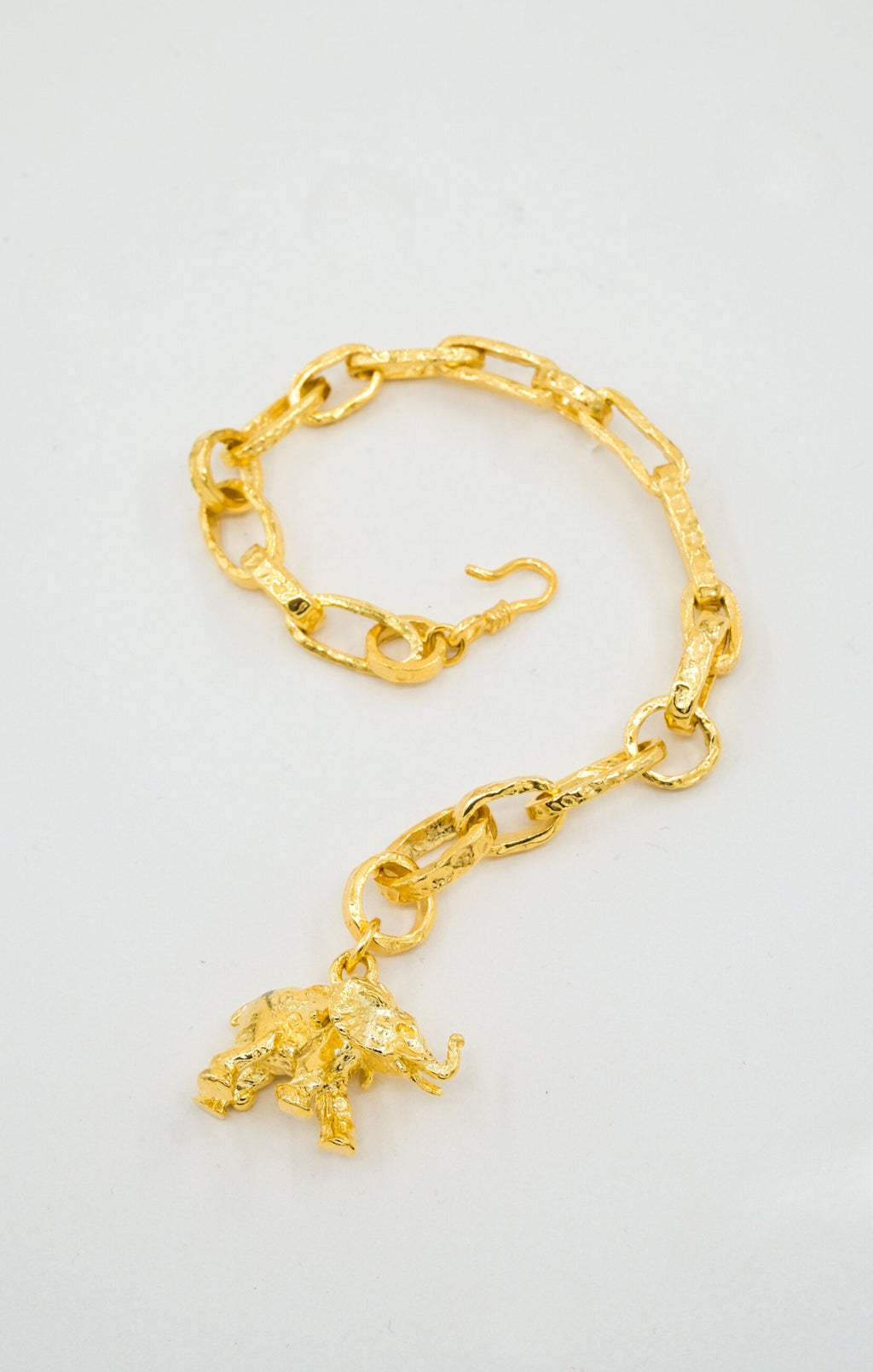 Elephant Golden Chain Bilezik