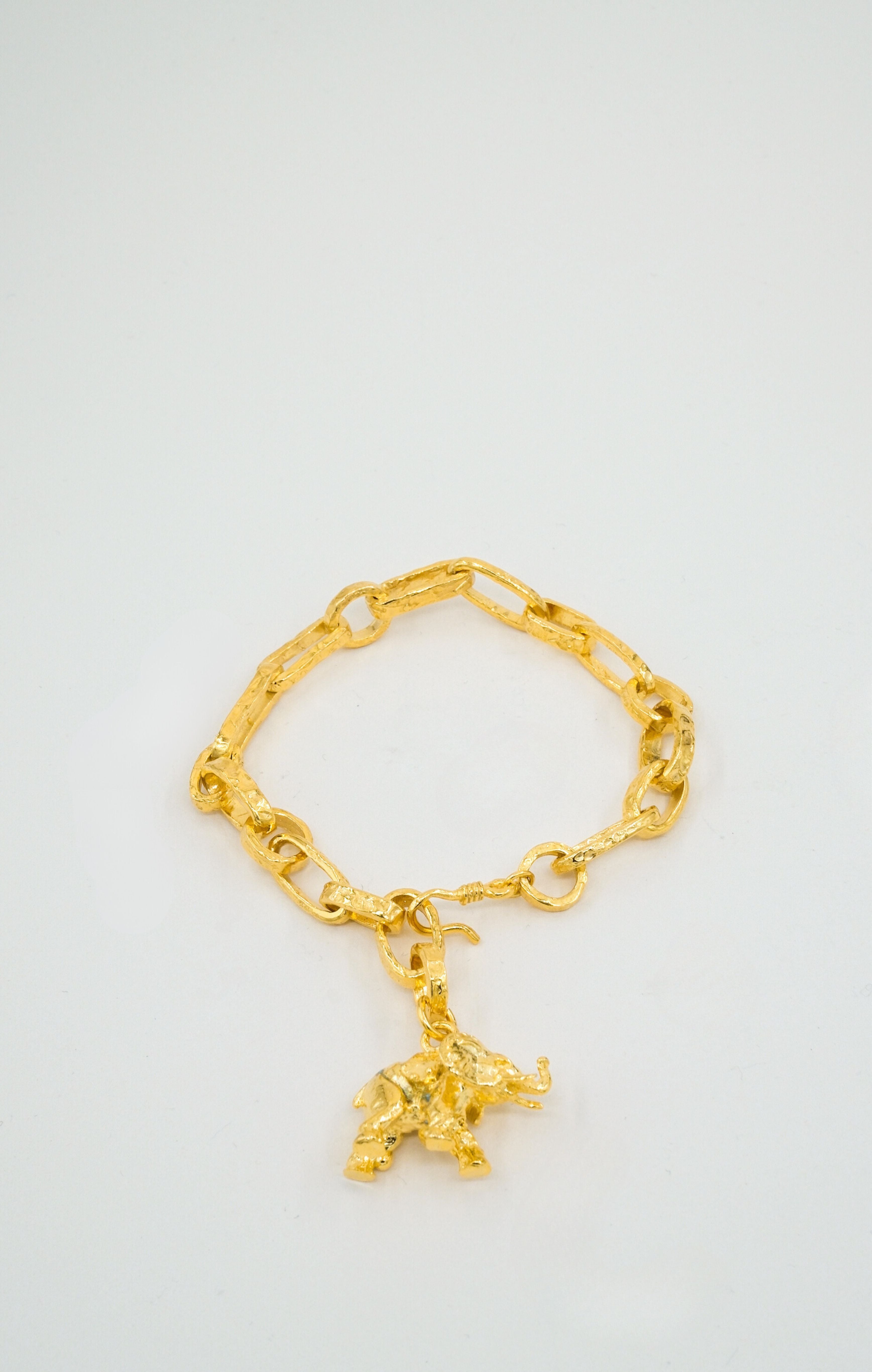 Elephant Golden Chain Bilezik