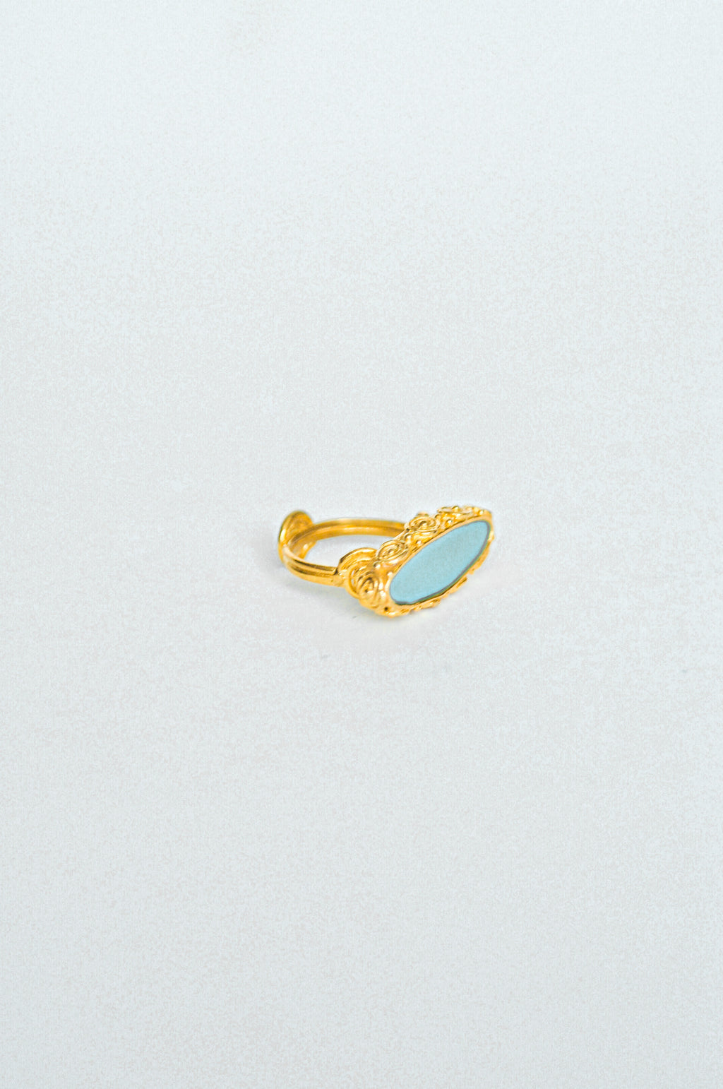 Nazca Spiral Mineli Yüzük