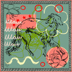 Elegant Hound İpek Fular