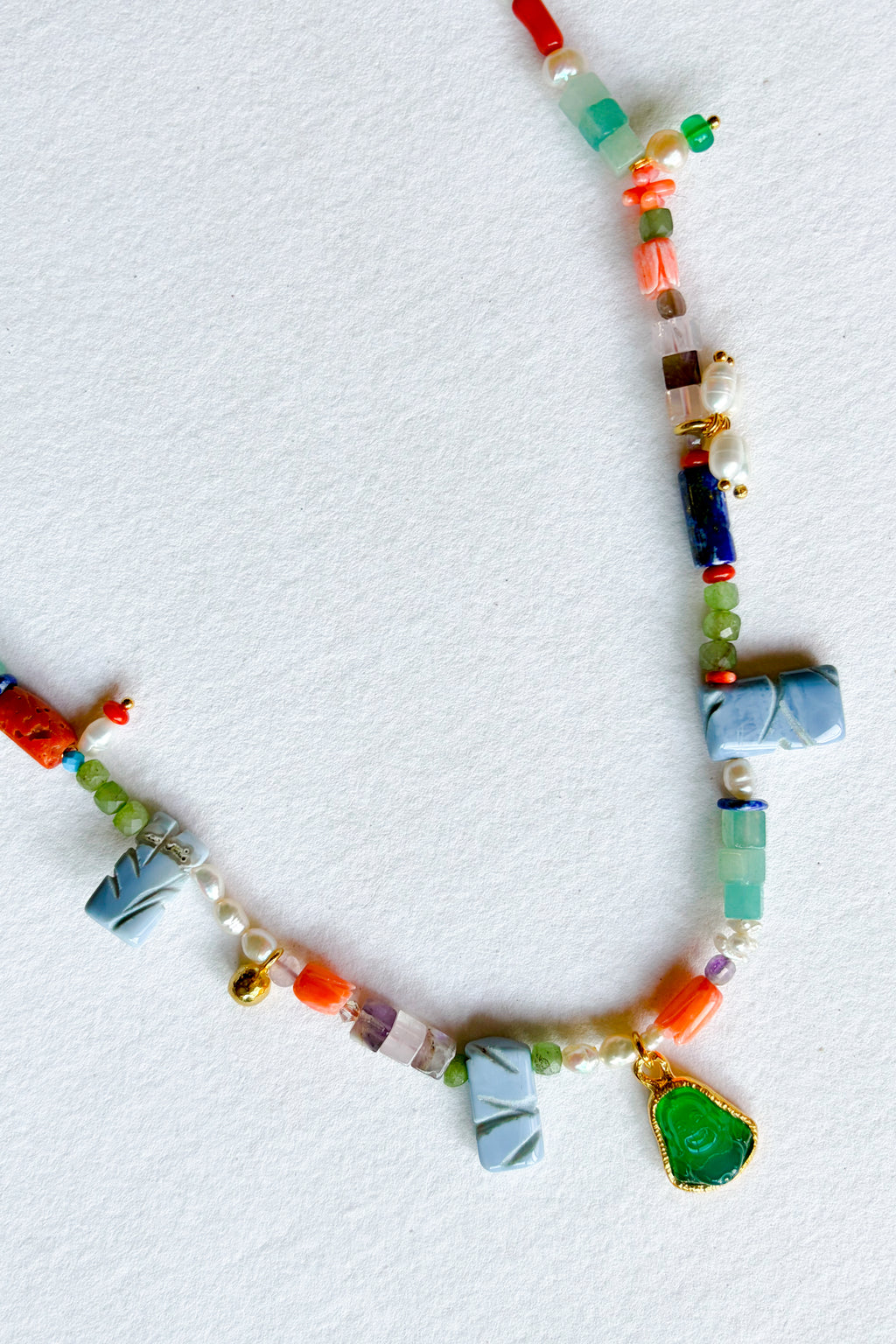 Green Buddha Necklace
