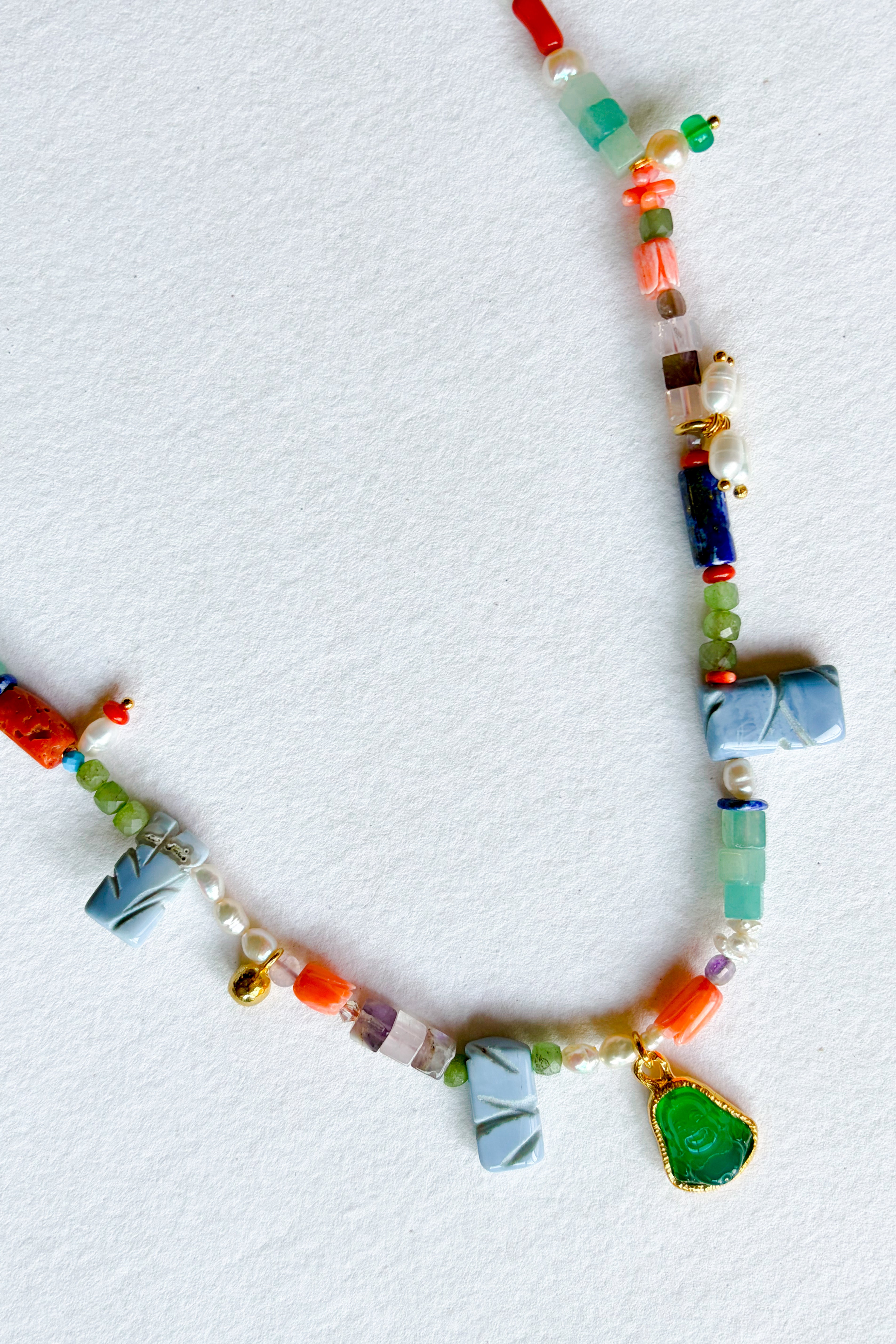 Green Buddha Necklace