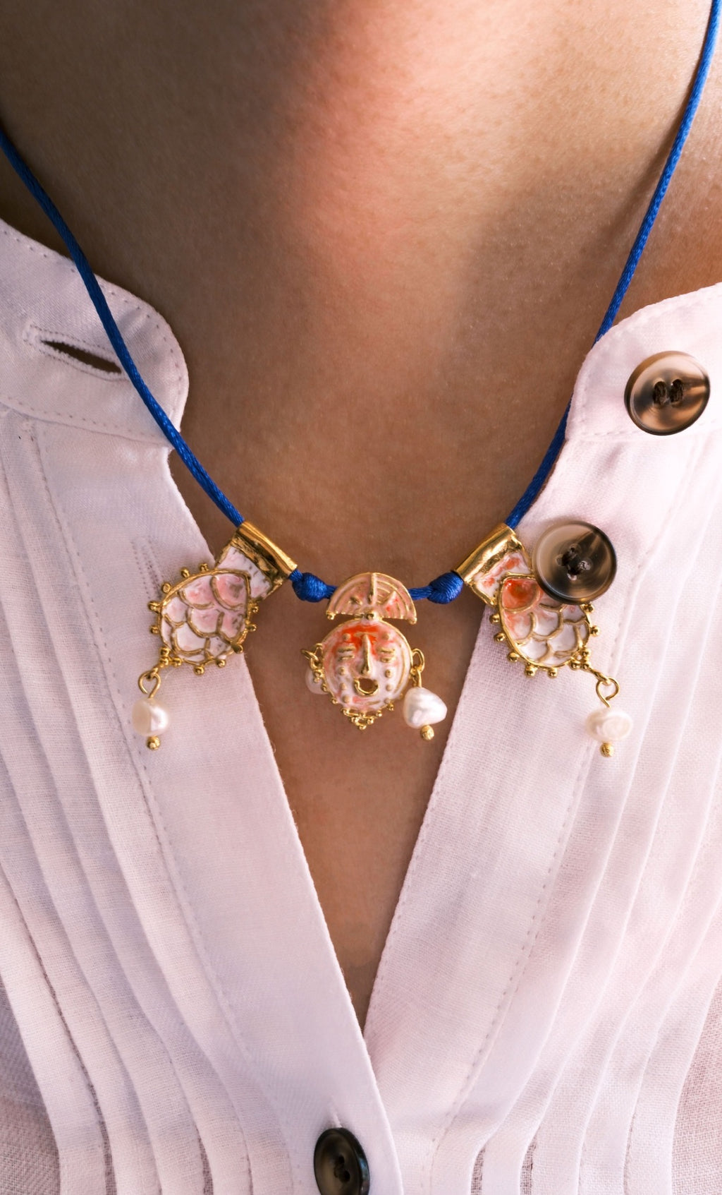 Summer Mask Charm Kolye