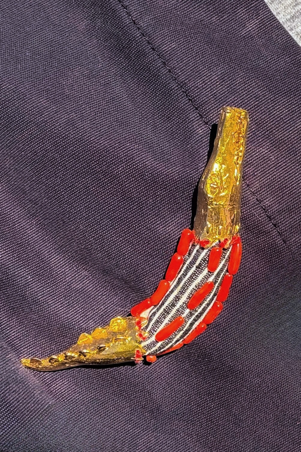 Crocodile Brooch
