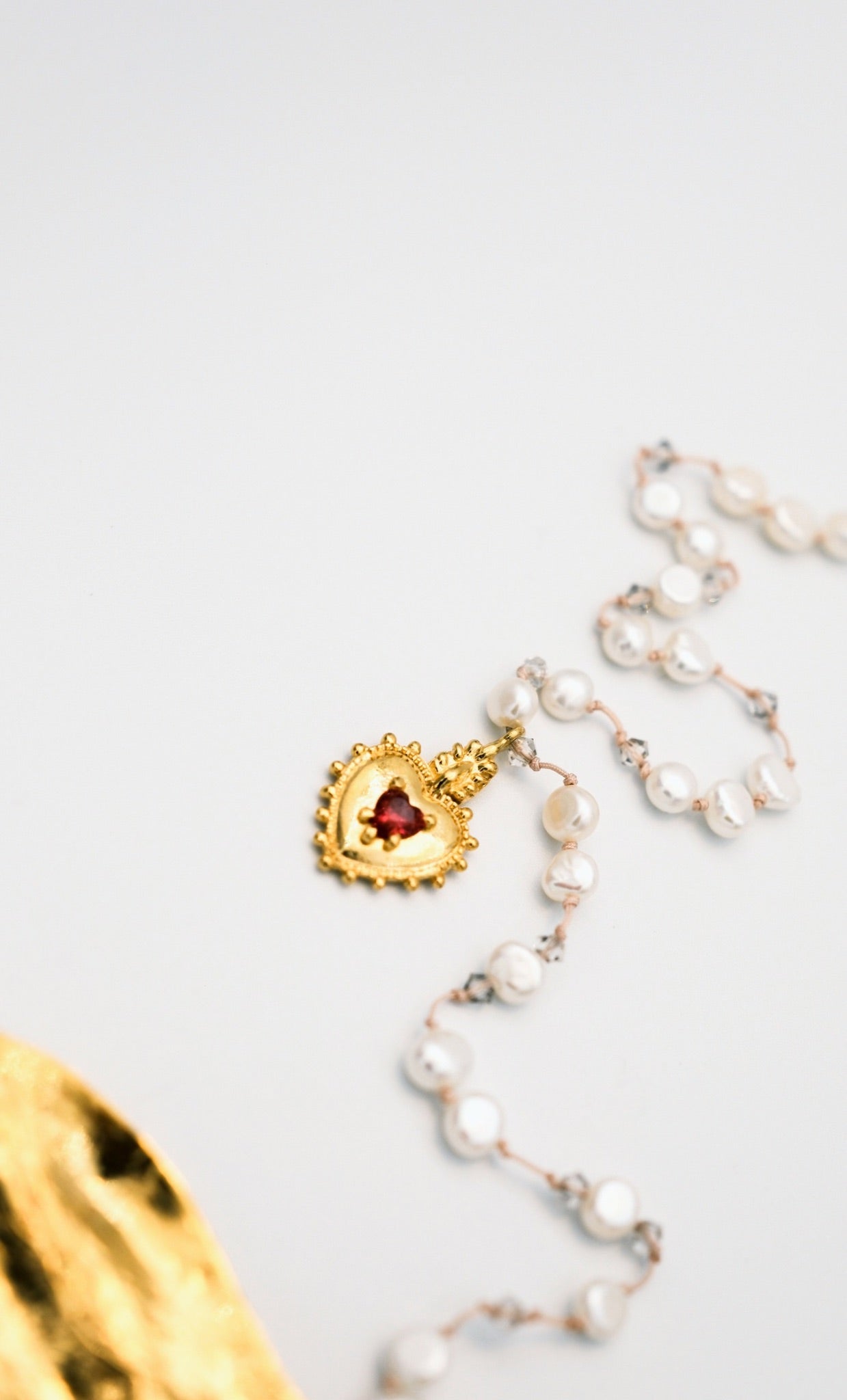 İncili Dragonfly Kolye